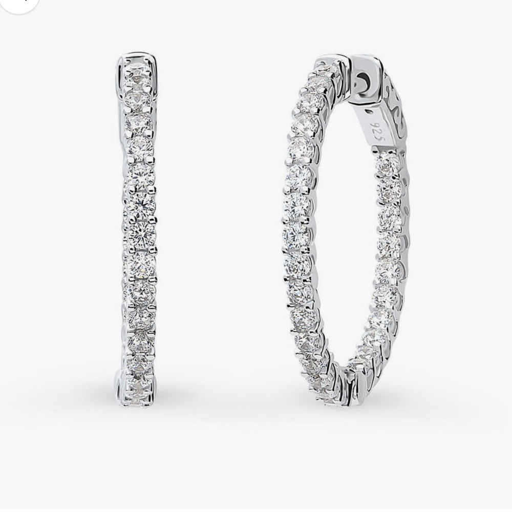 Berricle CZ inside-out earrrings